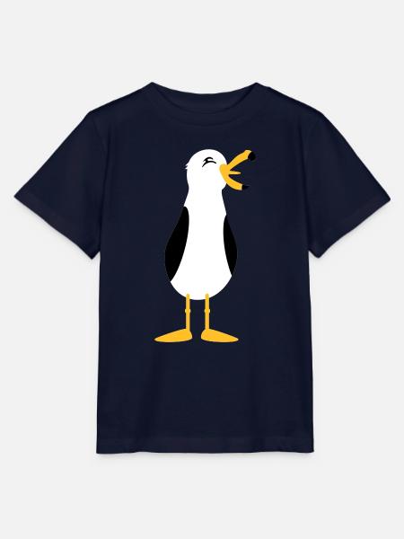 Möwe / seagull (3c) - Stanley/Stella Kinder T-Shirt MINI CREATOR - Navy