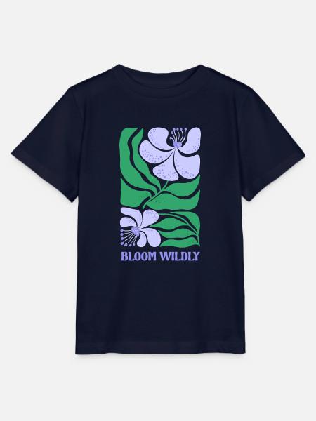 Blühe wild - Stanley/Stella Kinder T-Shirt MINI CREATOR - Navy