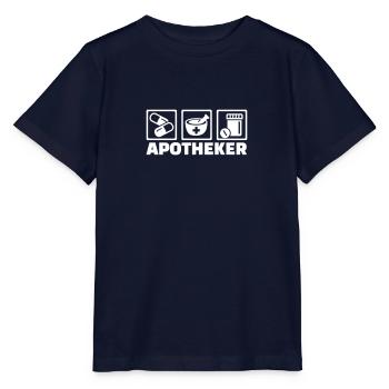 Apotheker - Stanley/Stella Kinder T-Shirt MINI CREATOR  - Navy - Vorne - Kain (125cm)