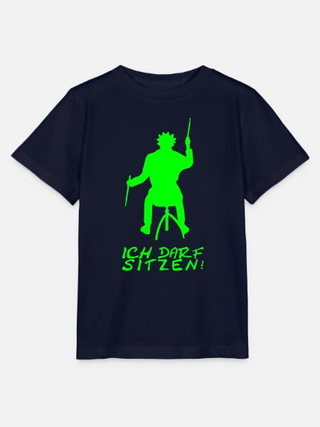 ICH DARF SITZEN - Stanley/Stella Kinder T-Shirt MINI CREATOR - Navy