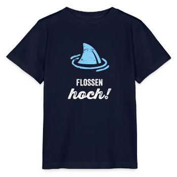 Flossen Hoch! - Stanley/Stella Kinder T-Shirt MINI CREATOR  - Navy - Vorne - Kain (125cm)