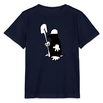 Mole - Stanley/Stella MINI CREATOR Kids’ T-Shirt - navy - Front - Kain (125cm)