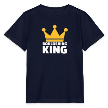 Bouldering King - T-shirt bio MINI CREATOR Stanley/Stella Enfant - marine - Devant - Kain (125cm)