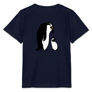 manchot - T-shirt bio MINI CREATOR Stanley/Stella Enfant - marine - Devant - Kain (125cm)