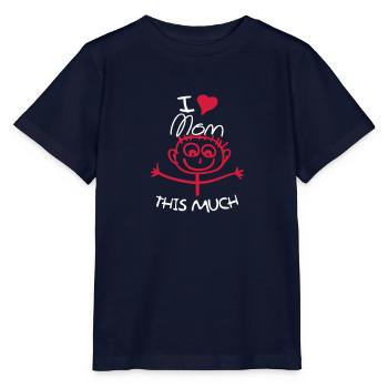 J'aime maman - T-shirt bio MINI CREATOR Stanley/Stella Enfant - marine - Devant - Kain (125cm)