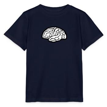 Brain - Stanley/Stella MINI CREATOR Kids’ T-Shirt - navy - Front - Kain (125cm)