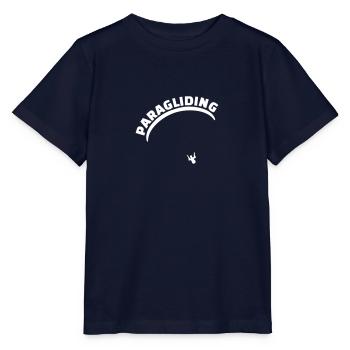 Paragliding - Stanley/Stella Kinder T-Shirt MINI CREATOR  - Navy - Vorne - Kain (125cm)