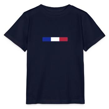 France Français Française French Frankreich - Stanley/Stella Kinder T-Shirt MINI CREATOR  - Navy - Vorne - Kain (125cm)