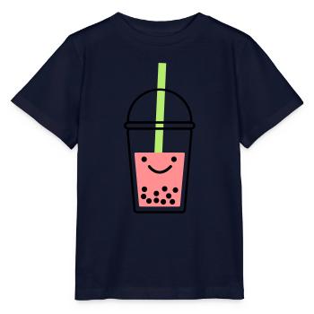 Bubble Tea - T-shirt bio MINI CREATOR Stanley/Stella Enfant - marine - Devant - Kain (125cm)