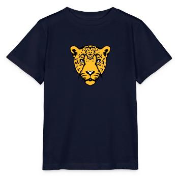 cheetah wild animal 18 - Stanley/Stella MINI CREATOR Kids’ T-Shirt - navy - Front - Kain (125cm)