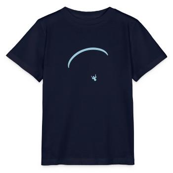 Paragliding - Stanley/Stella Kinder T-Shirt MINI CREATOR  - Navy - Vorne - Kain (125cm)
