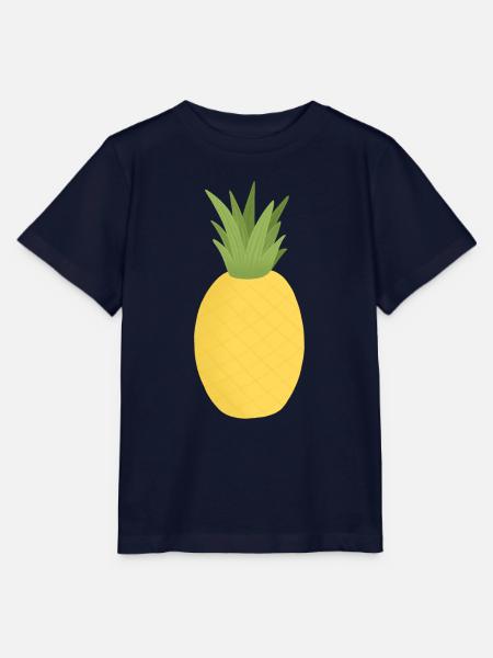 Ananas - Stanley/Stella Kinder T-Shirt MINI CREATOR  - Navy