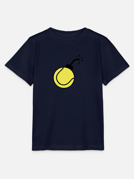 Bombe Ball tennis1 - Stanley/Stella Kinder T-Shirt MINI CREATOR  - Navy