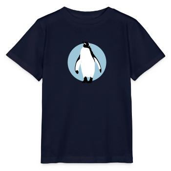 pinguin_032013_b_3c - T-shirt bio MINI CREATOR Stanley/Stella Enfant - marine - Devant - Kain (125cm)