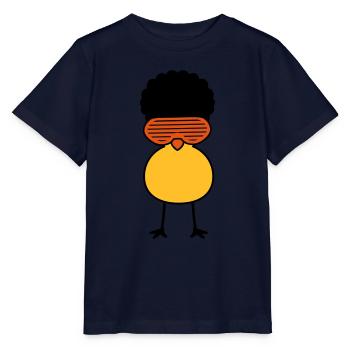 Funky Chick - T-shirt bio MINI CREATOR Stanley/Stella Enfant - marine - Devant - Kain (125cm)