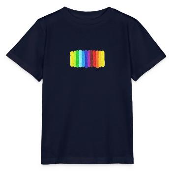 I am me, I am many - Stanley/Stella MINI CREATOR Kids’ T-Shirt - navy - Front - Kain (125cm)