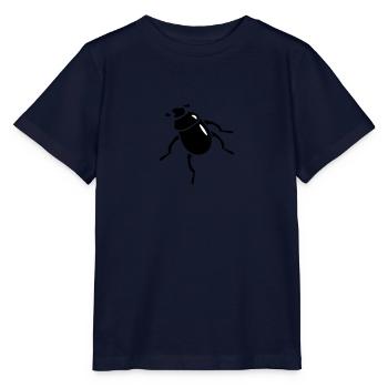 scarabée coléoptère / beetle (2c) - T-shirt bio MINI CREATOR Stanley/Stella Enfant - marine - Devant - Kain (125cm)