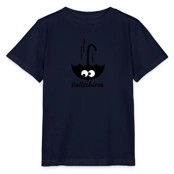 Fallschirm - Stanley/Stella Kinder T-Shirt MINI CREATOR  - Navy - Vorne - Kain (125cm)