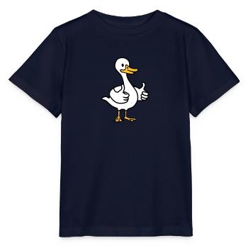 Gans - Stanley/Stella Kinder T-Shirt MINI CREATOR  - Navy - Vorne - Kain (125cm)