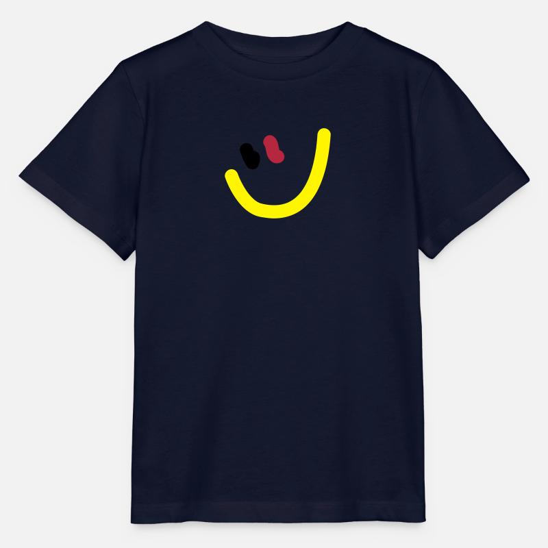 EM2018 DE (Smiley) - Stanley/Stella Kinder T-Shirt MINI CREATOR  - Navy