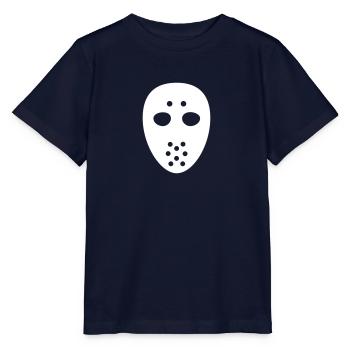 Eishockey Maske - Stanley/Stella Kinder T-Shirt MINI CREATOR  - Navy - Vorne - Kain (125cm)