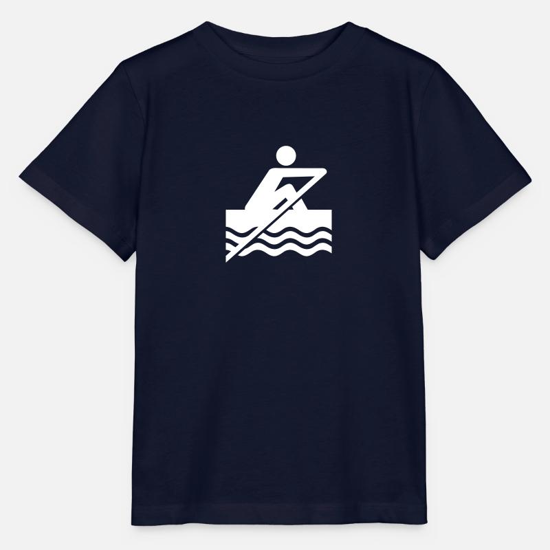 Aviron - T-shirt bio MINI CREATOR Stanley/Stella Enfant - marine