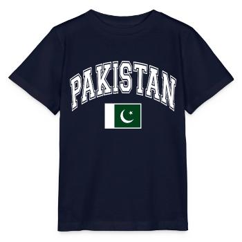 Pakistan Flag - Stanley/Stella MINI CREATOR Kids’ T-Shirt - navy - Front - Kain (125cm)