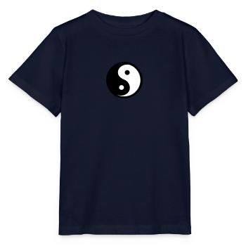 Ying Yang - Stanley/Stella Kinder T-Shirt MINI CREATOR  - Navy - Vorne - Kain (125cm)