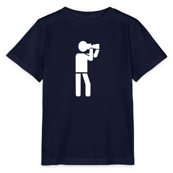 Fotograf - Stanley/Stella Kinder T-Shirt MINI CREATOR  - Navy - Vorne - Kain (125cm)