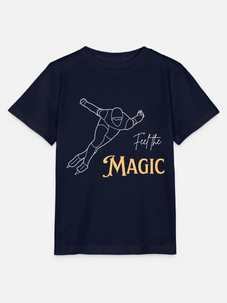 Feel the Magic - Stanley/Stella Kinder T-Shirt MINI CREATOR  - Navy