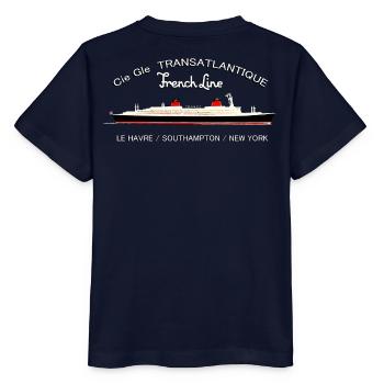LINER FRANKREICH Louis RUNEMBERG © Adagp - Stanley/Stella Kinder T-Shirt MINI CREATOR  - Navy - Hinten - Kain (125cm)