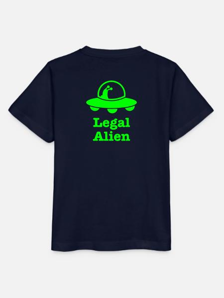 RECHTLICHE ALIEN! - Stanley/Stella Kinder T-Shirt MINI CREATOR  - Navy