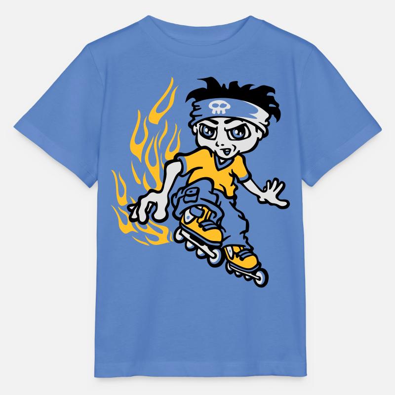 roller2009new_01_ - Stanley/Stella Kinder T-Shirt MINI CREATOR  - Blau