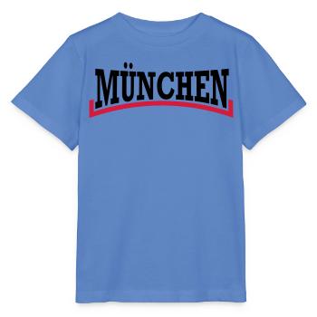 Munich * two-tone - Stanley/Stella MINI CREATOR Kids’ T-Shirt - bright blue - Front - Taisha (125cm)