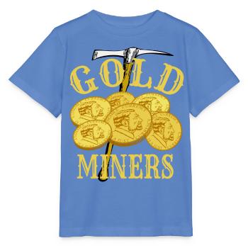 Goldgräber - Stanley/Stella Kinder T-Shirt MINI CREATOR  - Blau - Vorne - Taisha (125cm)
