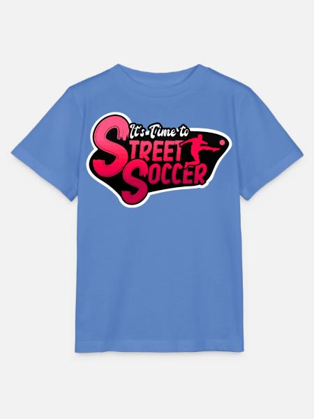 Straßenfußball - Stanley/Stella Kinder T-Shirt MINI CREATOR - Blau