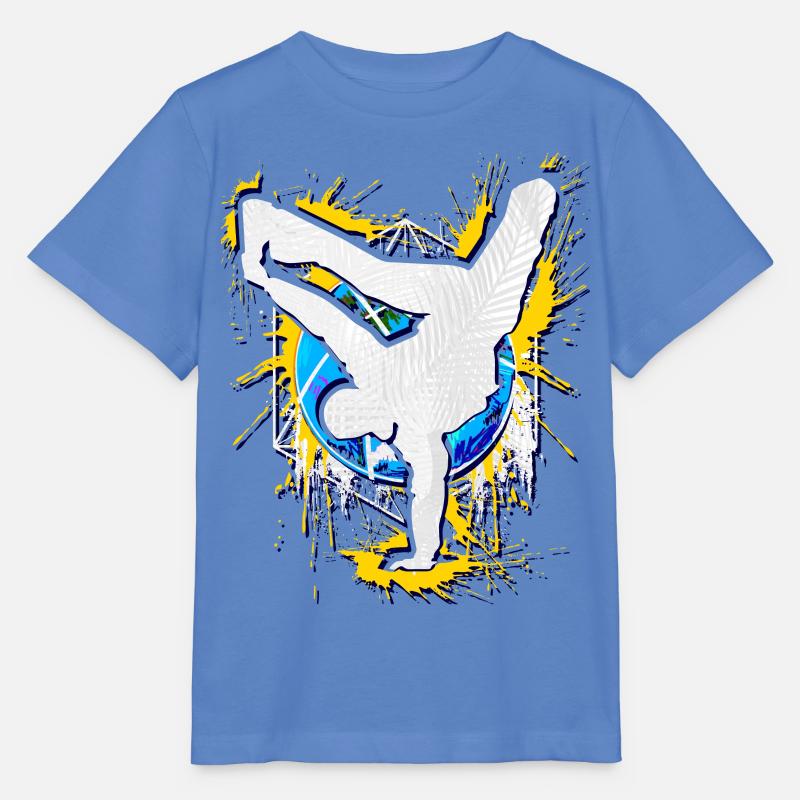 Breakdance - Breakdancer - Breakdancing - BBoy - T-shirt bio MINI CREATOR Stanley/Stella Enfant - bleu