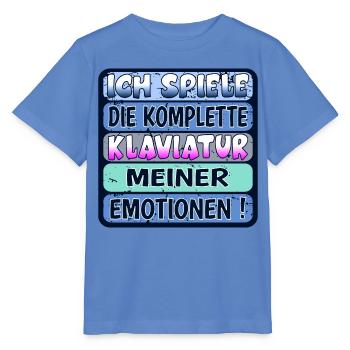 EMOTIONEN ZEIGEN - Stanley/Stella Kinder T-Shirt MINI CREATOR  - Blau - Vorne - Taisha (125cm)
