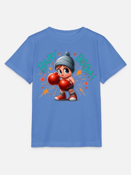 Babyboom - Stanley/Stella Kinder T-Shirt MINI CREATOR - Blau