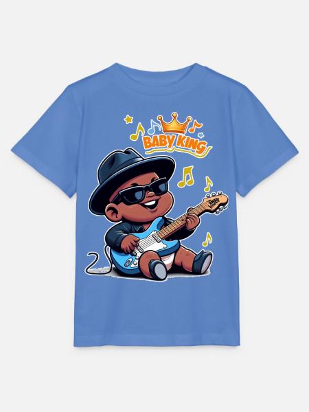 Baby-König - Stanley/Stella Kinder T-Shirt MINI CREATOR  - Blau