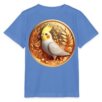 Medaille (01) - Stanley/Stella Kinder T-Shirt MINI CREATOR  - Blau - Vorne - Taisha (125cm)
