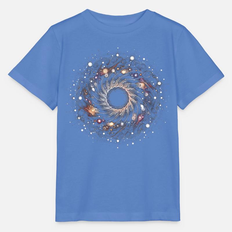 Mandala du Vide - T-shirt bio MINI CREATOR Stanley/Stella Enfant - bleu