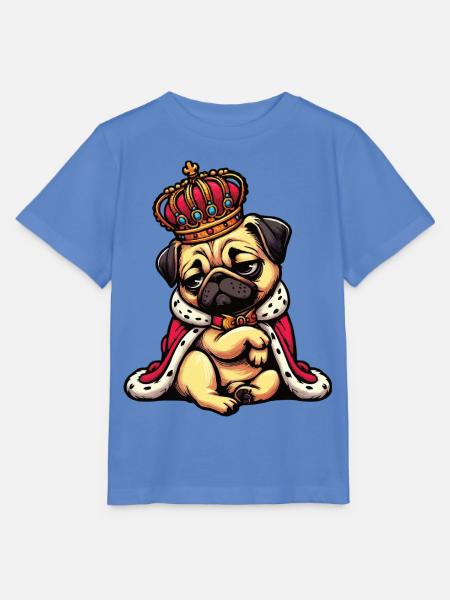 Mops Möpse Mopsbesitzer Mopsliebhaber Mopshalter - Stanley/Stella Kinder T-Shirt MINI CREATOR - Blau