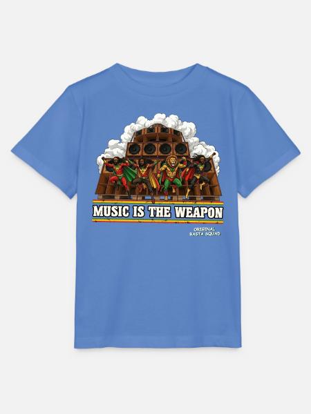 Original Rasta Squad - Stanley/Stella Kinder T-Shirt MINI CREATOR - Blau