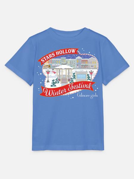 Gilmore Girls Stars Hollow Winter Festival  - Stanley/Stella Kinder T-Shirt MINI CREATOR  - Blau