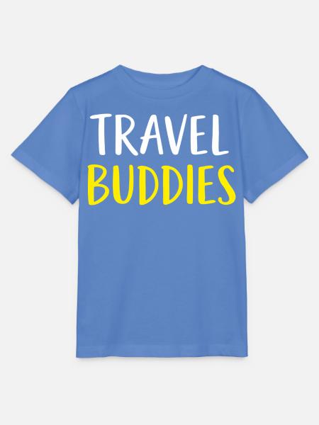 Travel Buddies - Stanley/Stella Kinder T-Shirt MINI CREATOR  - Blau