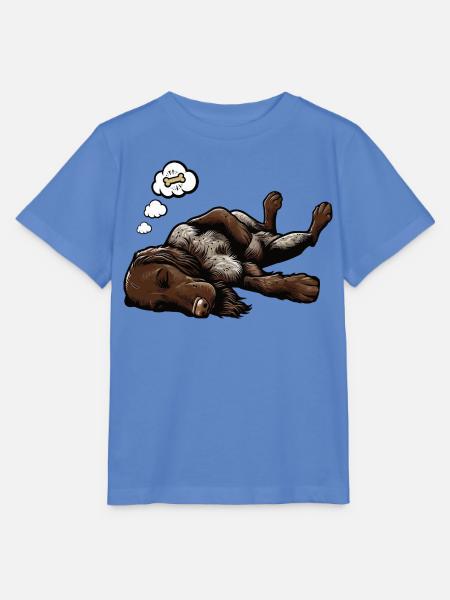 Deutsch Drahthaar Deutsch-Drahthaar Besitzer - Stanley/Stella Kinder T-Shirt MINI CREATOR - Blau
