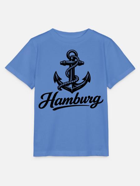 Hamburg Anker - Stanley/Stella Kinder T-Shirt MINI CREATOR - Blau