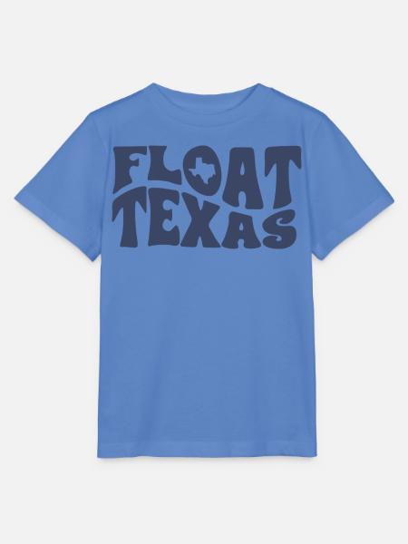 Schwebendes Texas-Logo Textkunst - Stanley/Stella Kinder T-Shirt MINI CREATOR - Blau