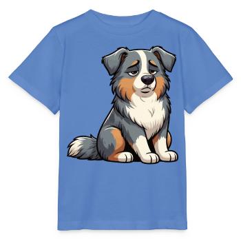 Australian Shepherd Aussie Aussiebesitzer Aussies - Stanley/Stella Kinder T-Shirt MINI CREATOR  - Blau - Vorne - Taisha (125cm)